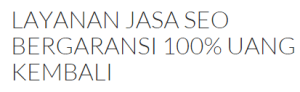 Jasa seo Indonesia